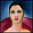 Detalhe de auto-retrato, Tarsila do Amaral