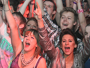 Crowd in Newcastle