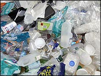 Pile of plastic