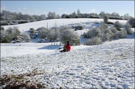 Snow in April 2008