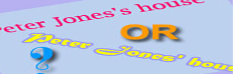 Apostrophes