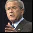 O presidente dos EUA, George W. Bush