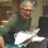 As ever, always eager to help, Paul set about sorting out all the paper left in Studio 6A to be recycled.