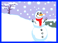snowy scene