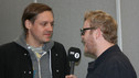 Arcade Fire backstage at Reading 2010