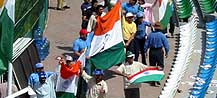 Indian and Pakistan Flags