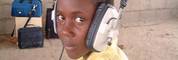 boy with headphones
