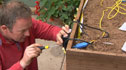 Toby Buckland making a heated propagator