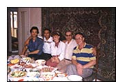 a party to thanks Dans friends