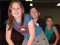 Dancers in a pose