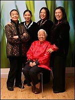 The three generations of Sweet Mandarin women