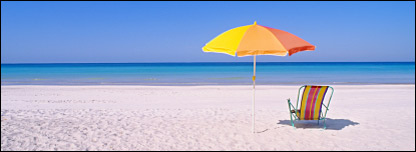 A sunny beach