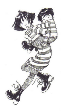 Filly and Fergal from 'Meteorite Spoon'