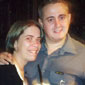 A recent picture of Claire with her fiance, James