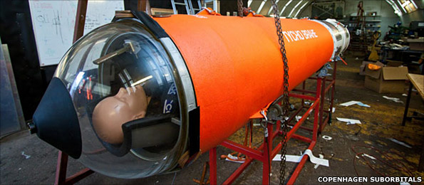 Dummy in the rocket