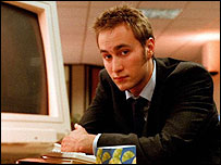 bloke at a desk