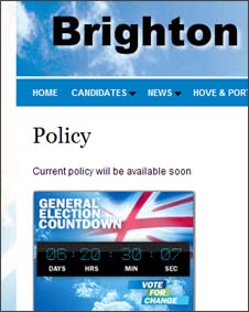 Policies page