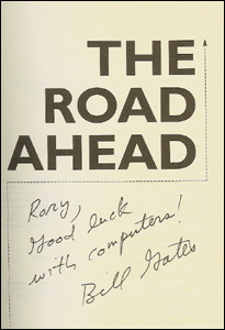 Bill Gates signed book