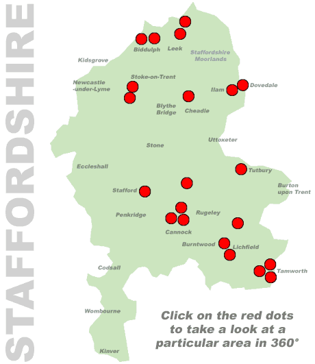Staffordshire Map