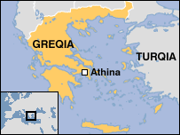 Hartë e Greqisë 