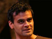 One of the actors taking part in the play