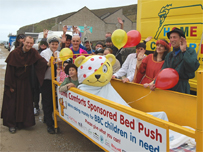 Pudsey joins the Home Comfort bedpush from Porthtowan to Penryn