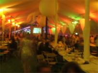 The tent at 4am!