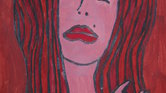 Lady in red