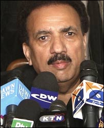 مشیر داخلہ رحمان ملک