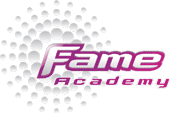 Graphic: Fame Academy logo: link to official Fame Academy website