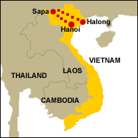 Map of Vietnam