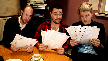 James, Gavin and Sean of The Blackout