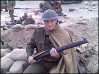 David State on "Atonement" Film set in Redcar