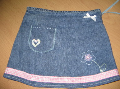 Scrap fashion skirt