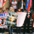 A group of young Pro-Putin 