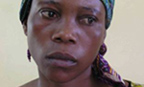 Lady who escaped the militia who raped her and murdered her entire family.