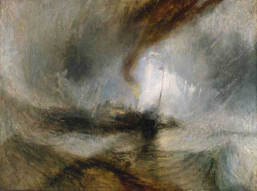 Snow Storm - Steam-Boat off a Harbour's Mouth by J.M.W. Turner