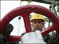 Russian oil worker