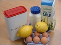 Pancake ingredients