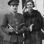 Christmas Leave in Edinburgh 1939, Alan from 142 OCTU Royal Engineers, No.1 Young Officers Class, Aldershot, Marjory from "The Craigs" Linlithgow. Christmas Leave in Edinburgh 1939, Alan from 142 OCTU Royal Engineers, No.1 Young Officers Class, Aldershot, Marjory from "The Craigs" Linlithgow.