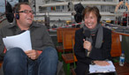Alan Carr on Blackpool's Princess Alice Tram
