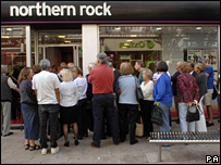Northern Rock bank branch