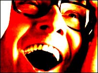 Man laughing