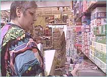 Rosemary going shopping