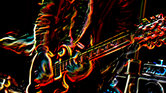 Neon edge guitar...