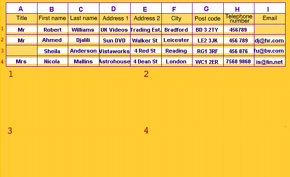 Spreadsheet