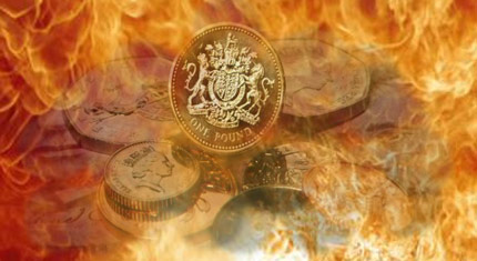 Burning money