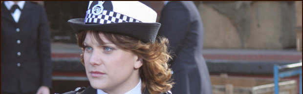 Actor Liz White as WPC Annie Cartwright