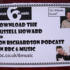 Andrew Dean promotes the podcast on his wheelie bin