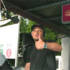 Dave on the decks in Ibiza 2004